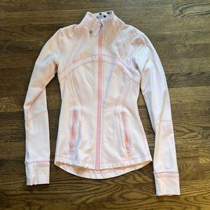 lululemon beautiful blush pink reform jacket size 2